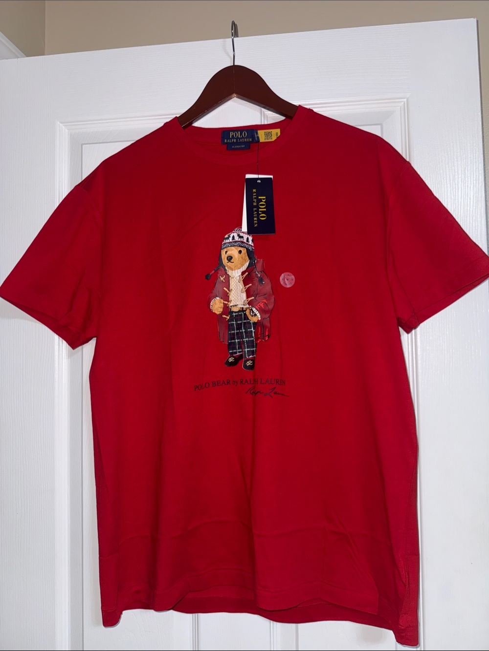 Polo by Ralph Lauren Red Bear Graphic Short-Sleeve Tee